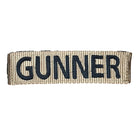 6 inch tan patch with black thread