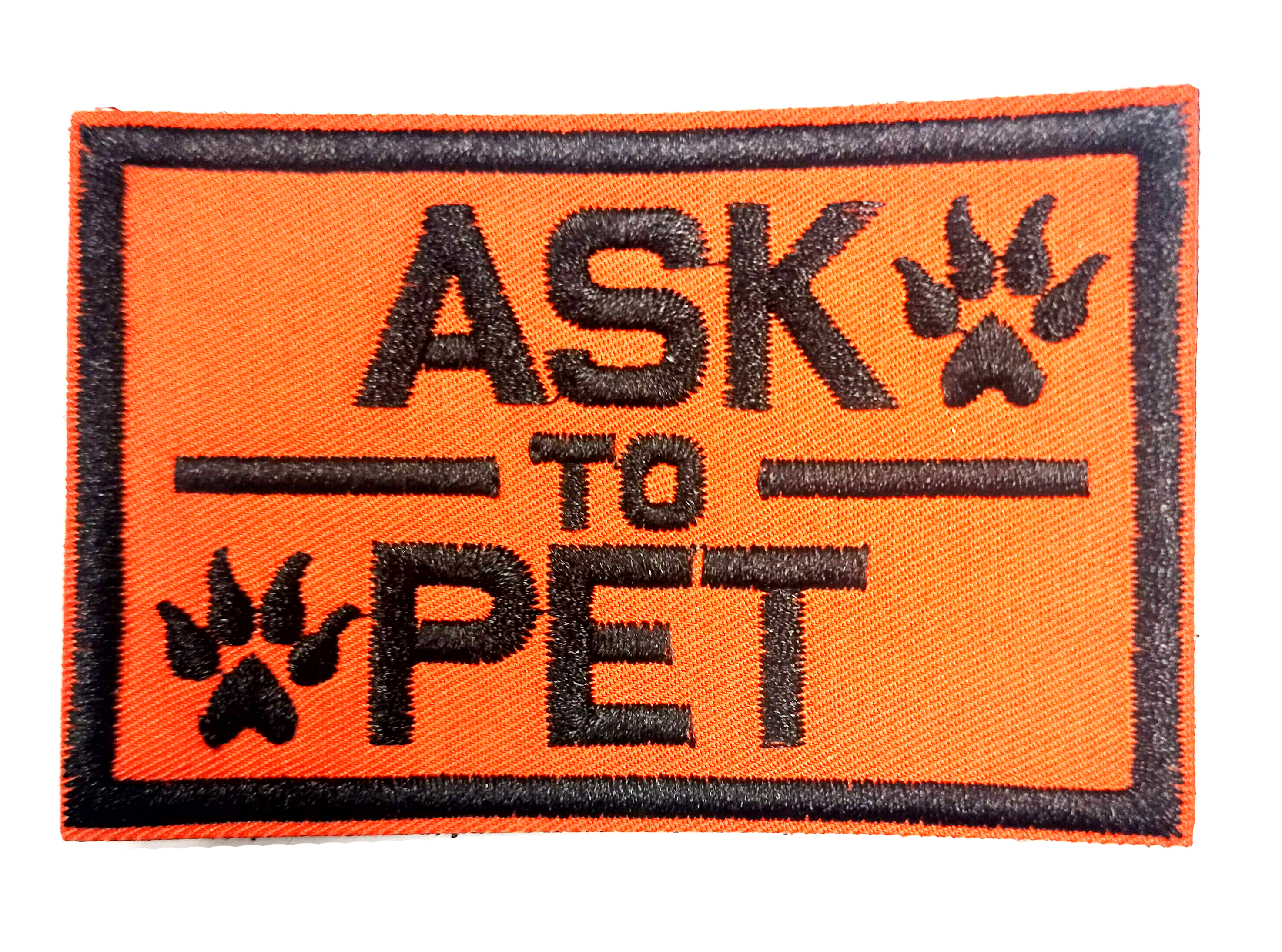 ask to pet orange