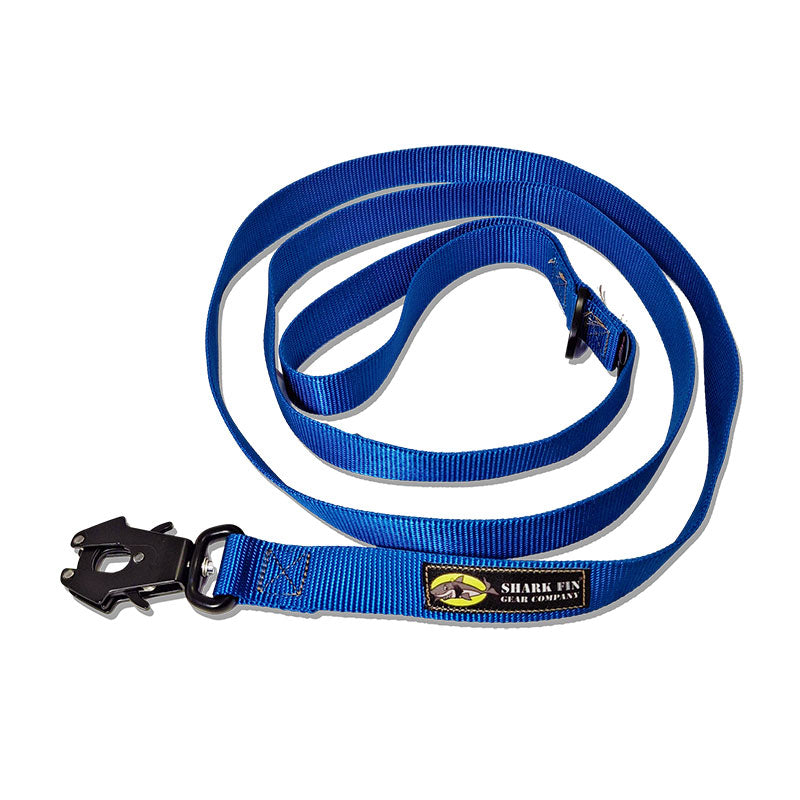 dog leash blue 72 inch frog clip snap