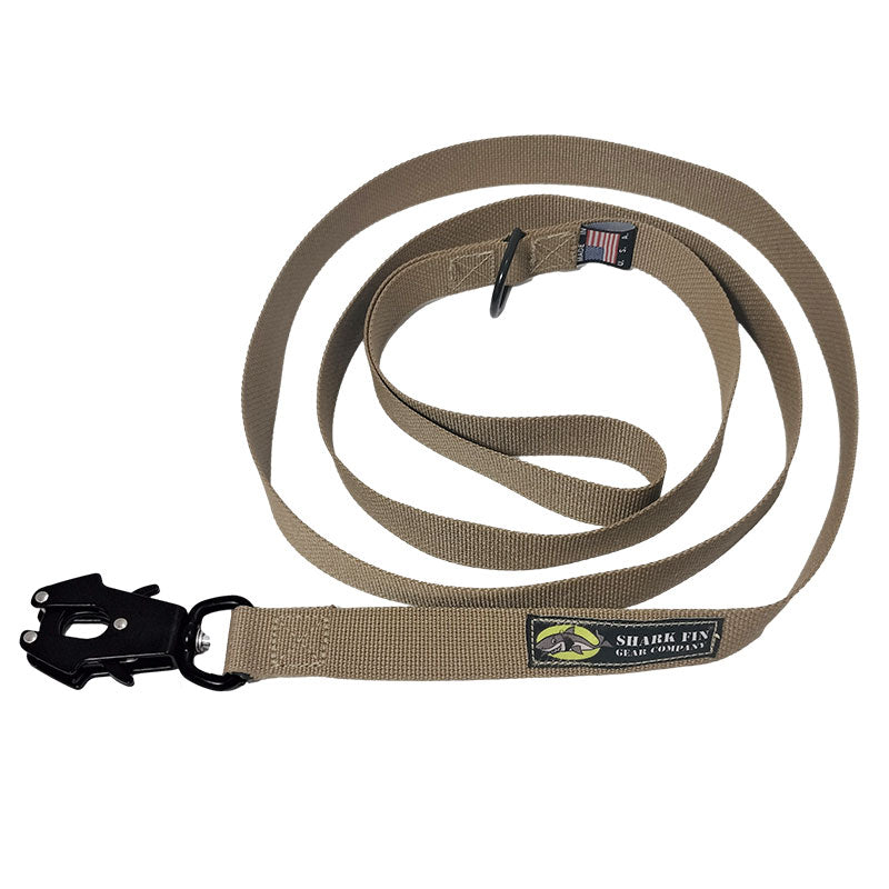dog leash coyote brown 72 inch frog clip