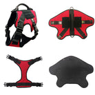 large service dog vest red