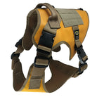 Large Tactical Dog Harness Blazing Sun Orange with Nexus Buckles