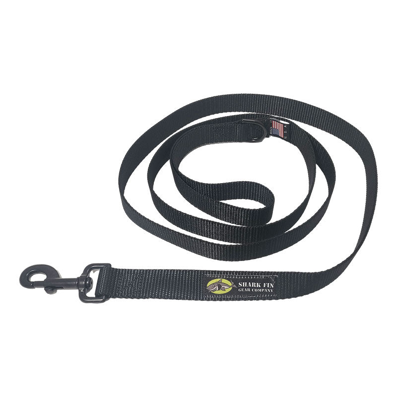 dog leash black 72 inch black snap