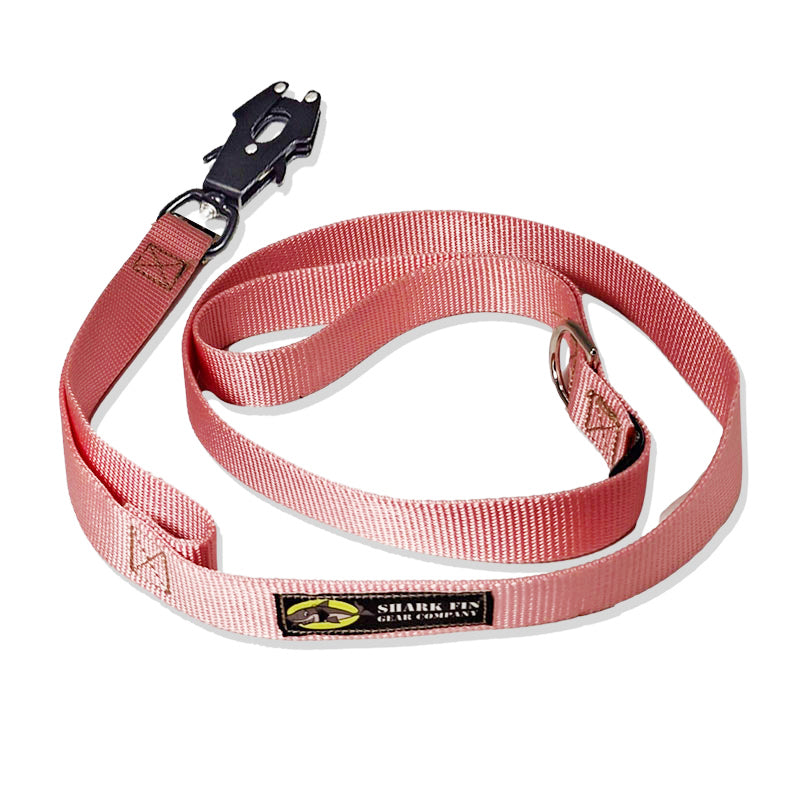 dog leash pink 48 inch frog clip trail snap