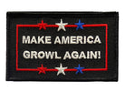make america growl again velcro patch
