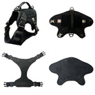 medium service dog vest black