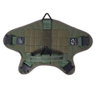 medium tactical k9 harness od green zinc buckles back