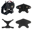 small service dog vest black