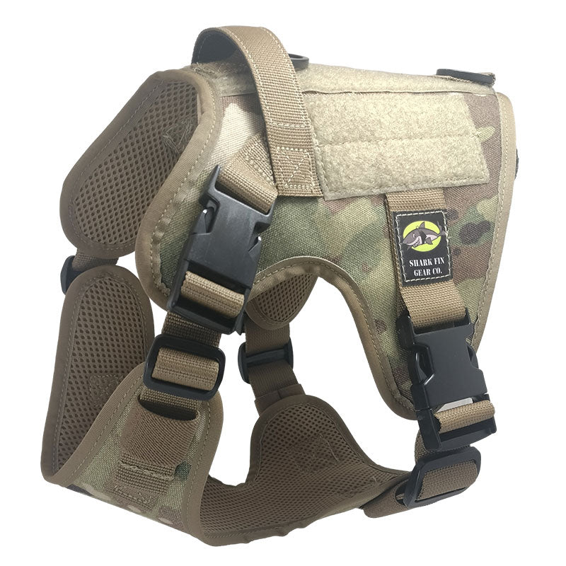 small tactical dog harness ocp camo with nexus buckles