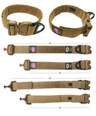 tactical dog collar medium coyote gt cobra