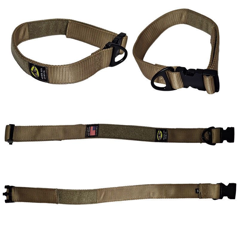 tactical dog collar xl brown