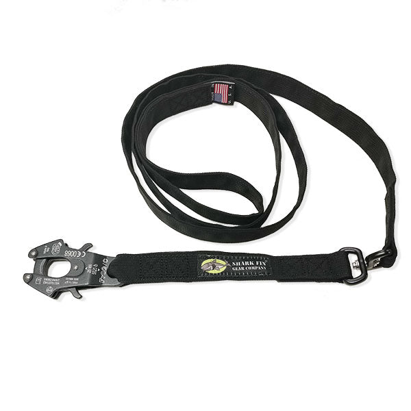 tactical frog clip leash black swivel 72 inch