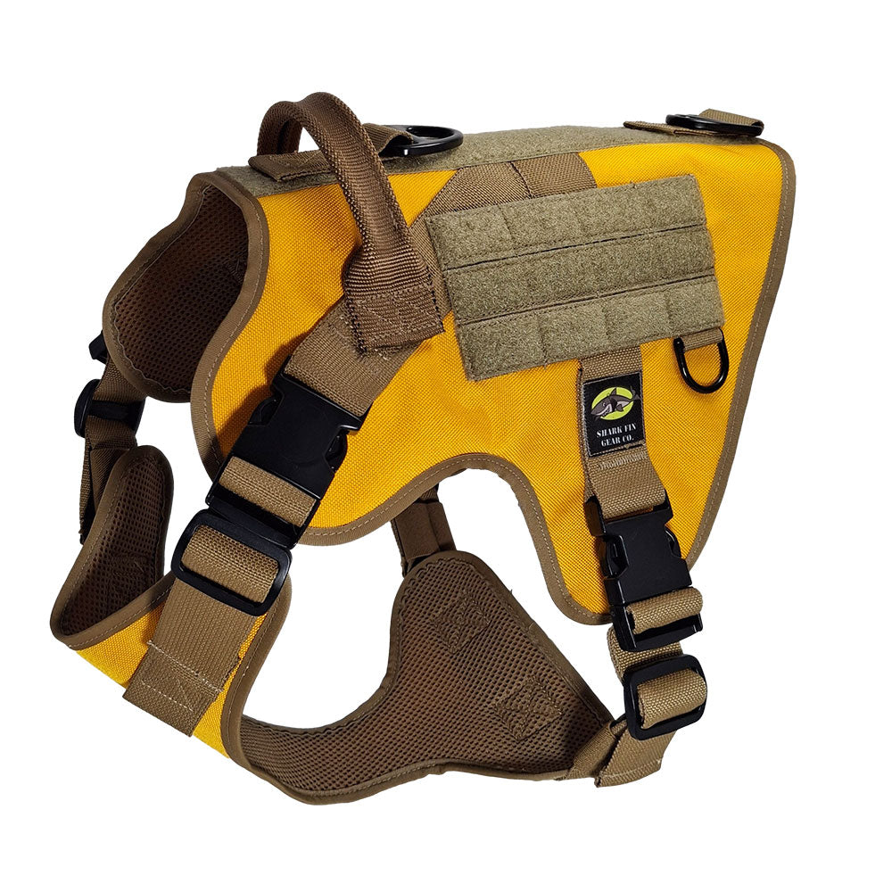 xl orange tactical dog harness