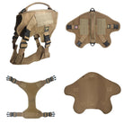xl service dog vest coyote brown