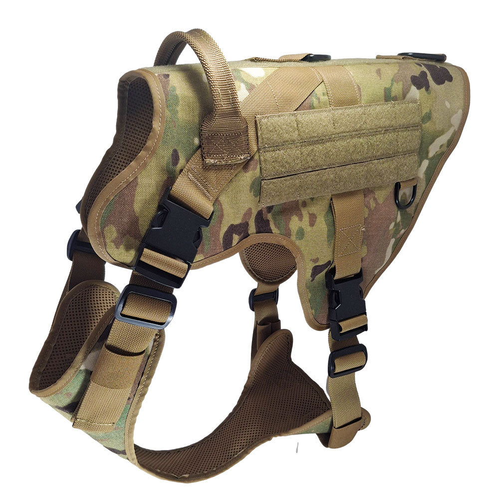 xxl tactical dog harness camo with nexus buckles