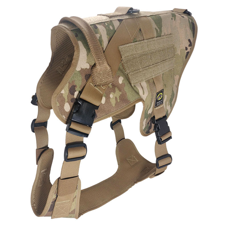 xxl tactical dog harness ocp camo with nexus buckles
