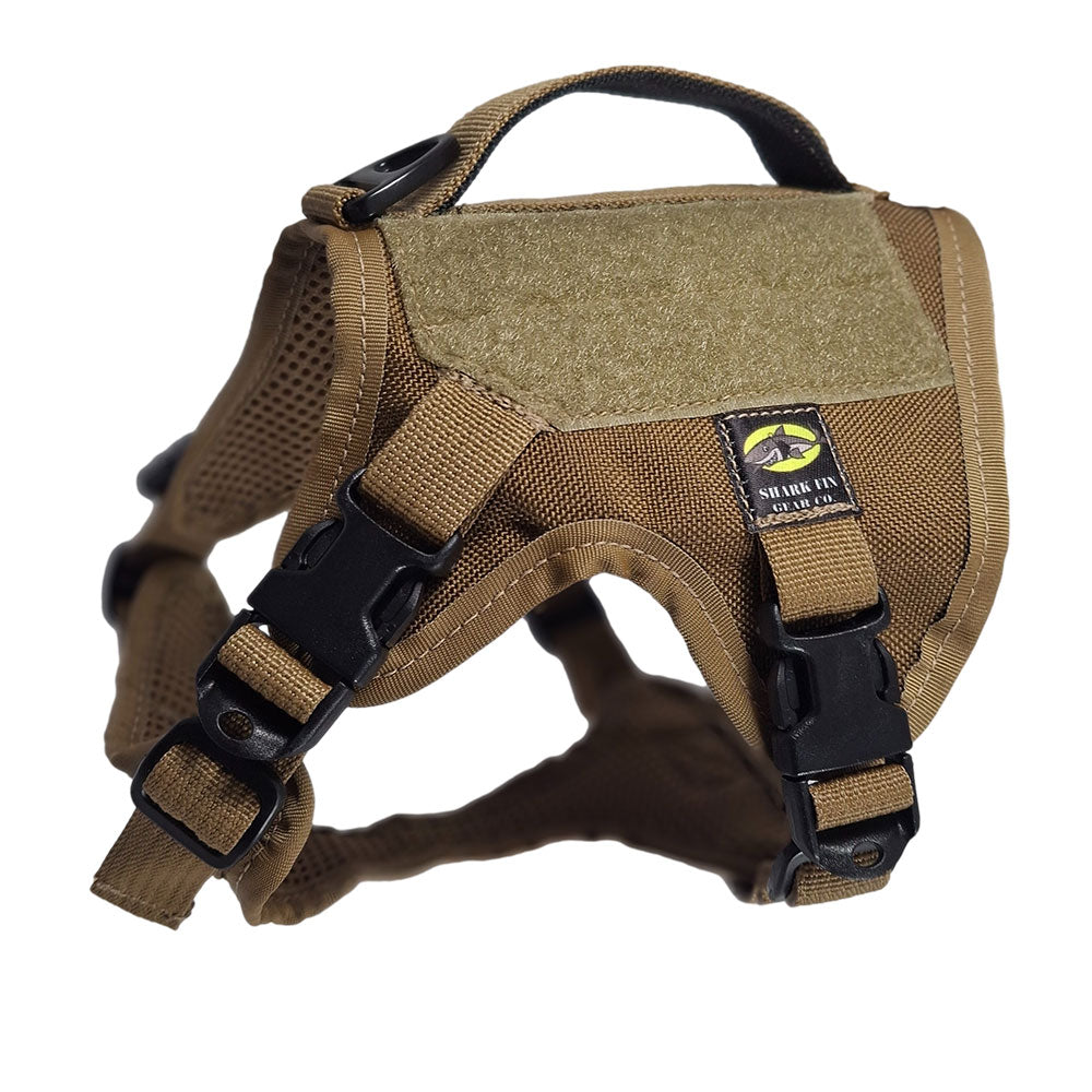 xxs tactical dog harness coyote brown with nexus buckles