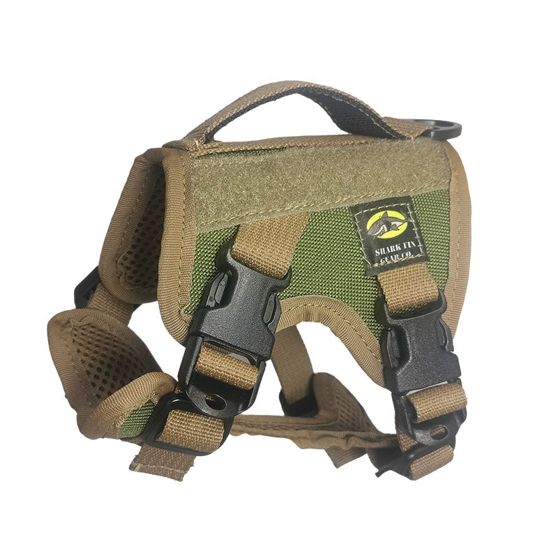 xxxs tactical dog harness green with nexus buckles