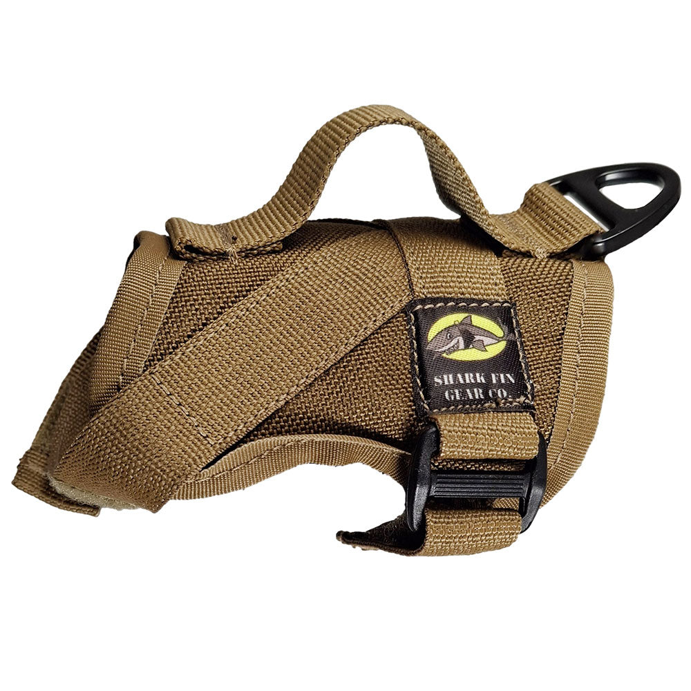 xxxxs tactical dog harness coyote brown with nexus buckles