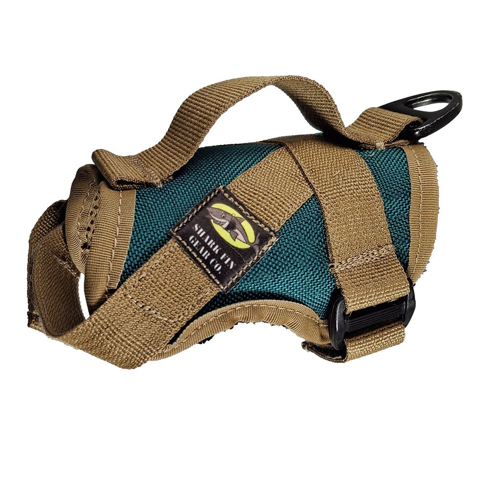 xxxxs tactical dog harness arizona turquoise with nexus buckles