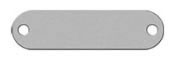 aluminum rivet name plate for dog collar