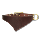 shark fin urban west coast style espresso brown with brass hardware