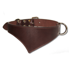 shark fin collar urban classic style espresso brown with nickel hardware