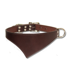 shark fin collar urban classic style espresso brown with nickel