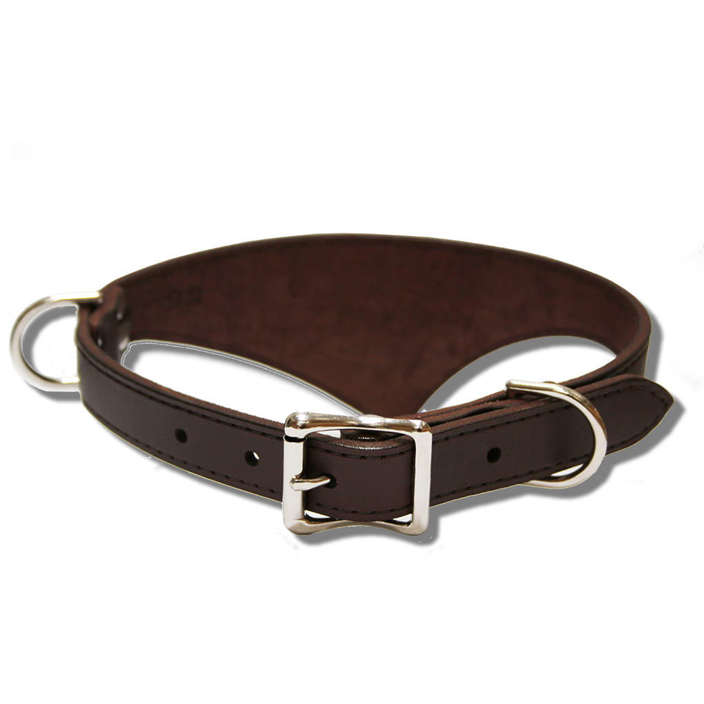 shark fin collar urban classic style espresso brown with nickel