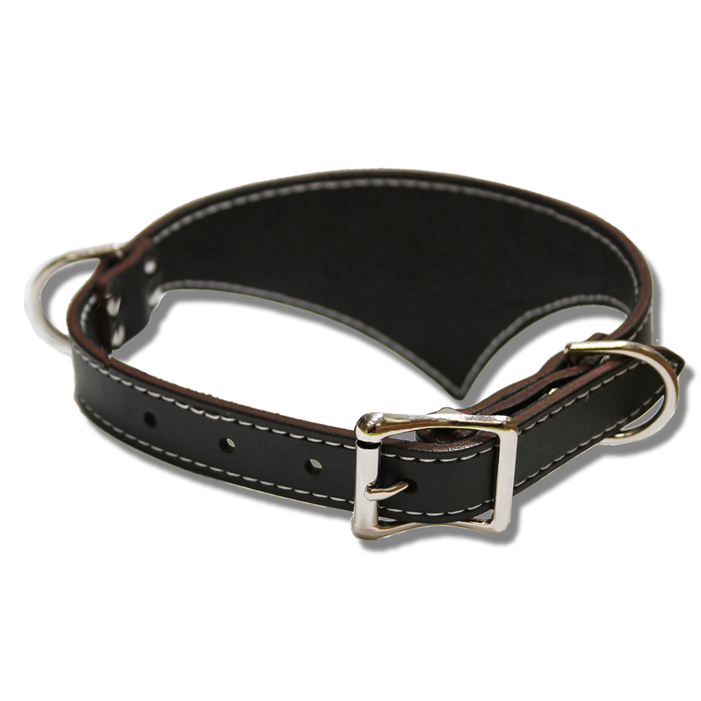 shark fin collar urban classic style espresso black with nickel