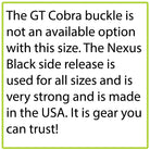 Cobra aluminum buckle not available with this size