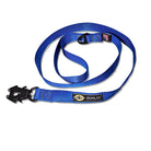 dog leash blue 48 inch frog clip snap