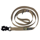 dog leash coyote brown 72 inch frog clip 