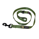 dog leash green 48 inch black snap