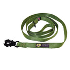 dog leash green 72 inch frog clip snap