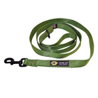 dog leash green 72 inch black snap