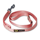 Pink dog leash 48 inch with a black bolt snap 