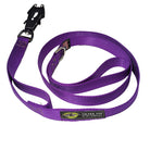 dog leash purple 72 inch frog clip snap