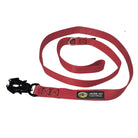 dog leash red 48 inch frog clip snap