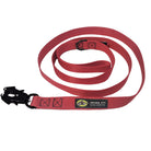 dog leash red 72 inch frog clip snap