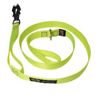 dog leash yellow 48 inch frog clip snap