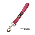 handy leash magenta 10  inch  nickel snap