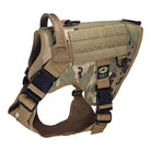 large tactical dog harness camo with nexus buckles