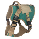 large tactical dog harness arizona turquoise with nexus buckles