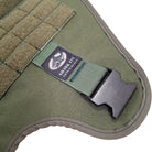 large tactical k9 harness od green zinc buckles