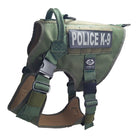 OD Green police K-9 vest  (POLICE K-9 patch not included)