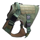 large tactical k9 harness od green zinc buckles