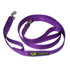 dog leash purple 72 inch nickel snap