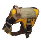 medium tactical dog harness orange with nexus buckles