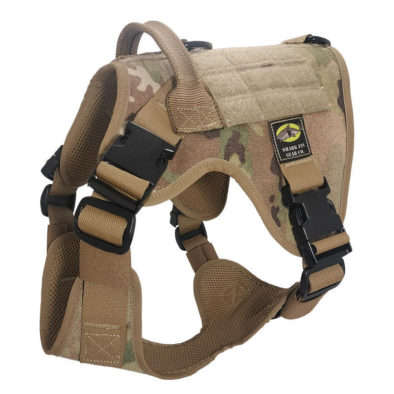 medium tactical dog harness ocp camo with nexus buckles